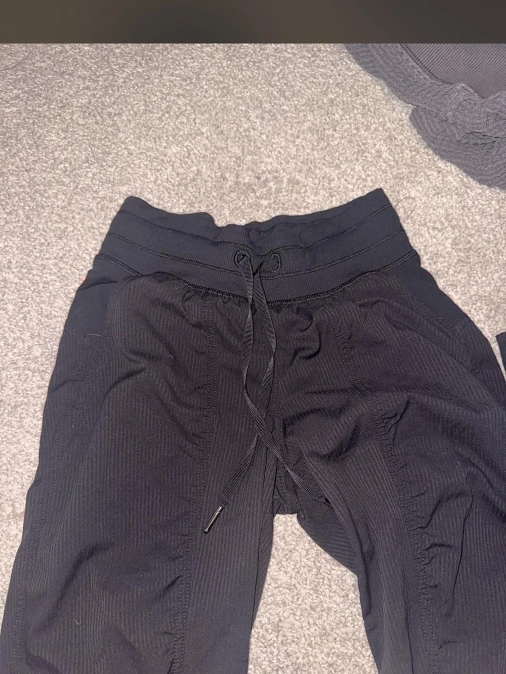 Black Ribbed lululemon Jogger Pants - Women